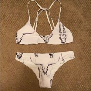 Cow skull bikini